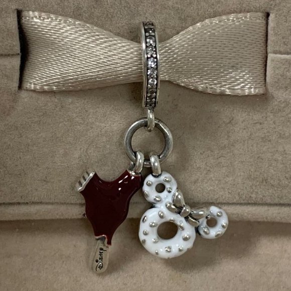 Pandora disney parks ice cream donut dangle charm - Picture 5 of 6